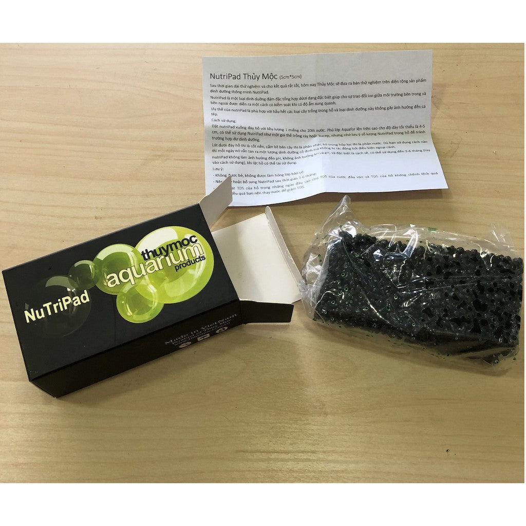 NutriPad 5cm by 5 cm (5 pcs) - specially formulated concentrated nutrient root-pad for aquatic plants