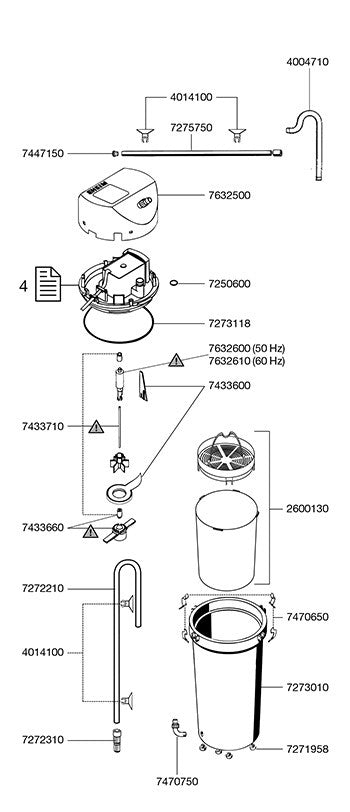 Canister for EHEIM classic 250