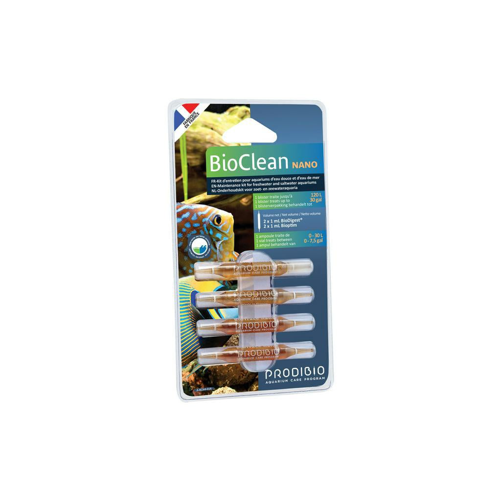 Prodibio BioClean - Maintenance kit for Fresh and Saltwater Aquarium (Biodigest + Bioptim)