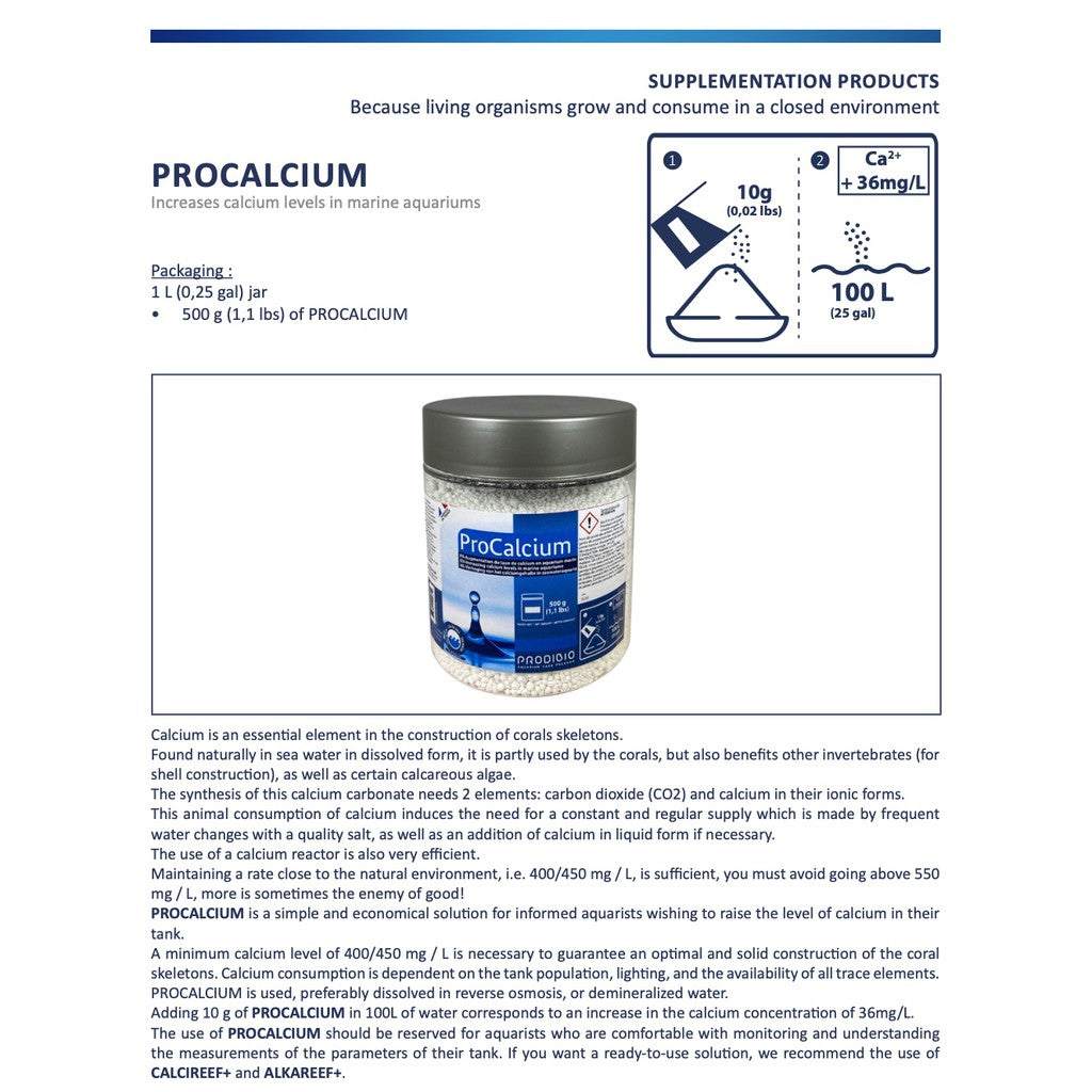 Prodibio Pro Calcium (Raise Calcium in Marine Tank)