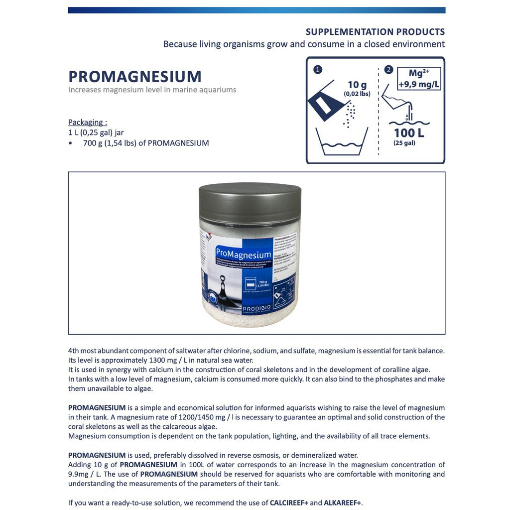 Prodibio Pro Magnesium (Raise Magnesium in Marine Tank)