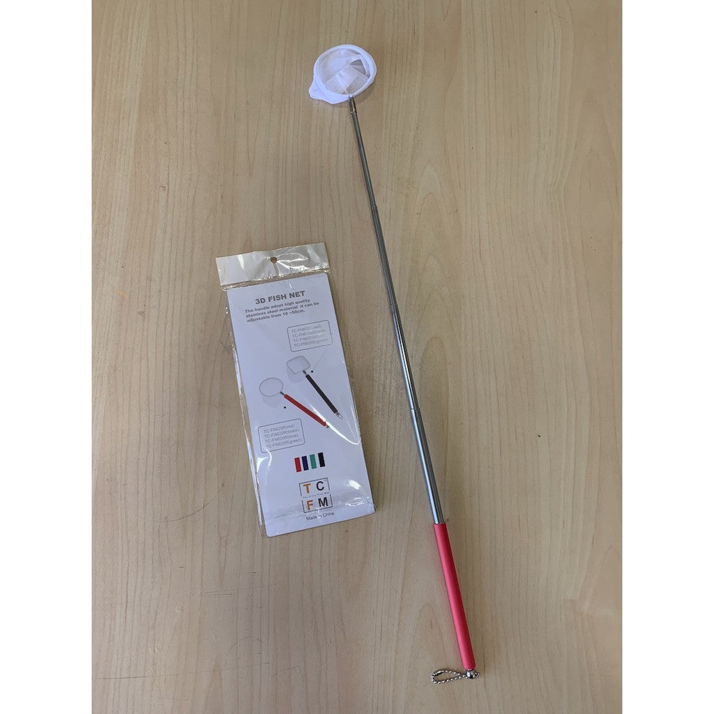 3D Fish Net by TCFM - extendable handle 18-50cm - high quality material