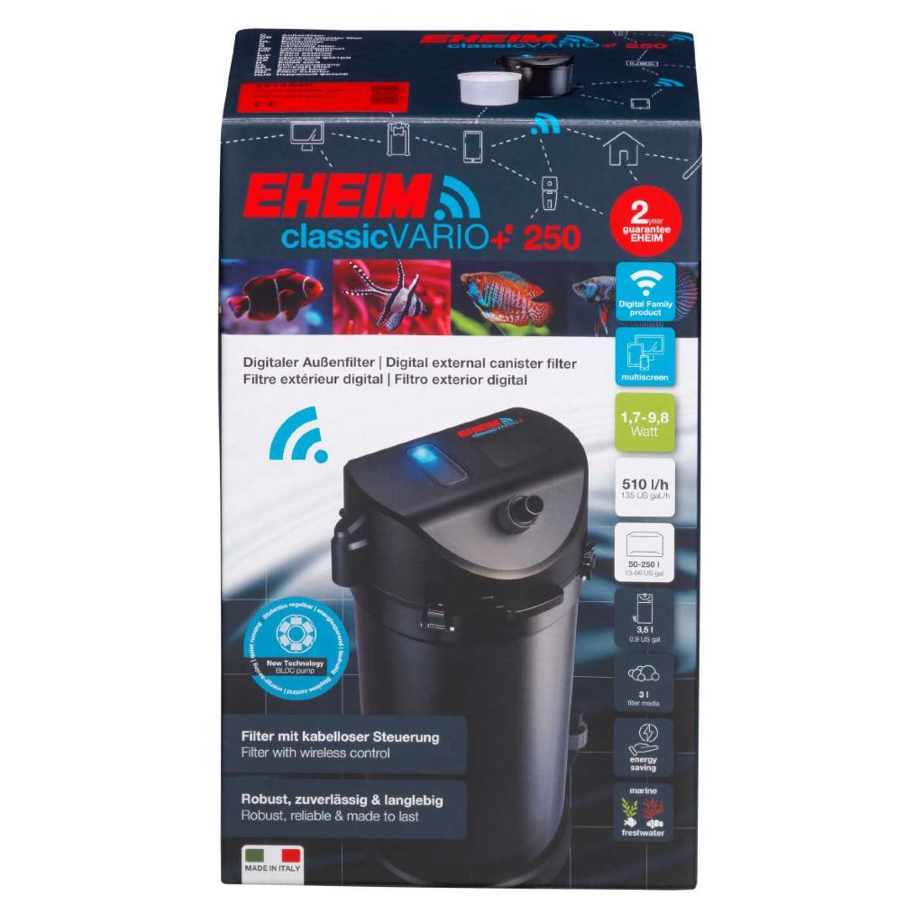 EHEIM ClassicVARIO+e 250 External Filter (With Wifi App Function)