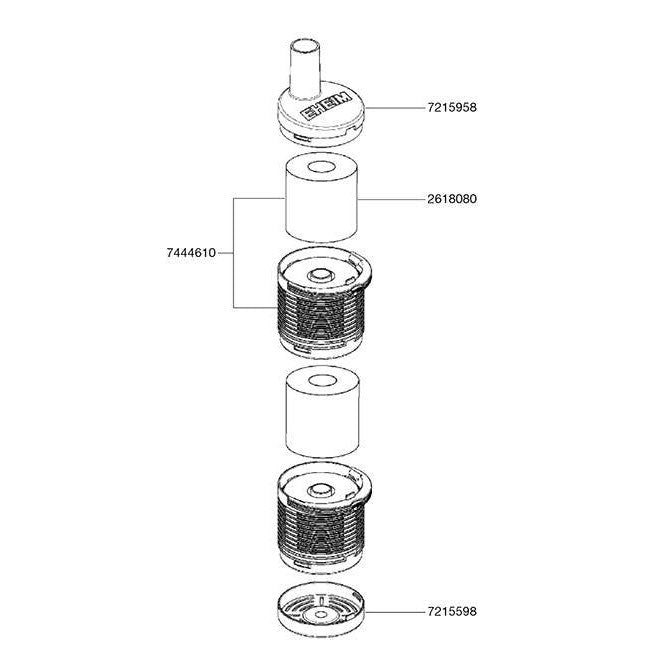 EHEIM Vorfilter (Prefilter for Connection of Inlet Pipes)