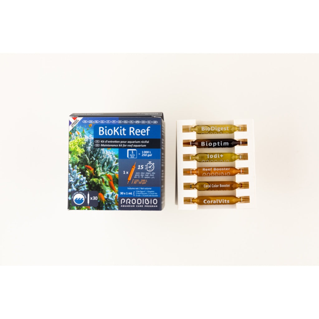 Prodibio BioKit Reef - Maintenance kit for reef aquarium (No expiry date)