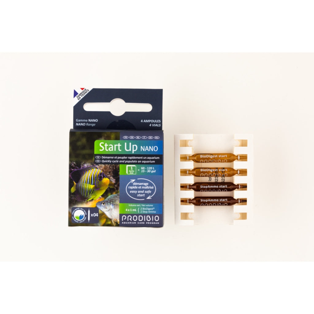 Prodibio Start Up Nano - Live beneficial bacteria for fast cycling (Biodigest + Stop Ammo)