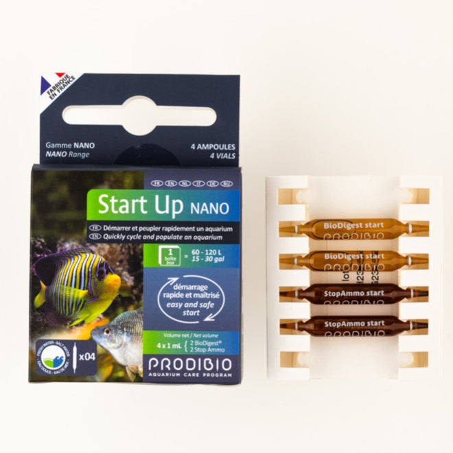 Prodibio Start Up Nano - Live beneficial bacteria for fast cycling (Biodigest + Stop Ammo)