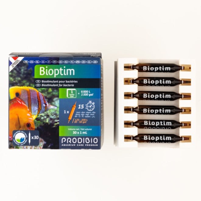 Prodibio Bioptim - Nutrient and optimisation for aquarium beneficial bacteria performance (No expiry date)