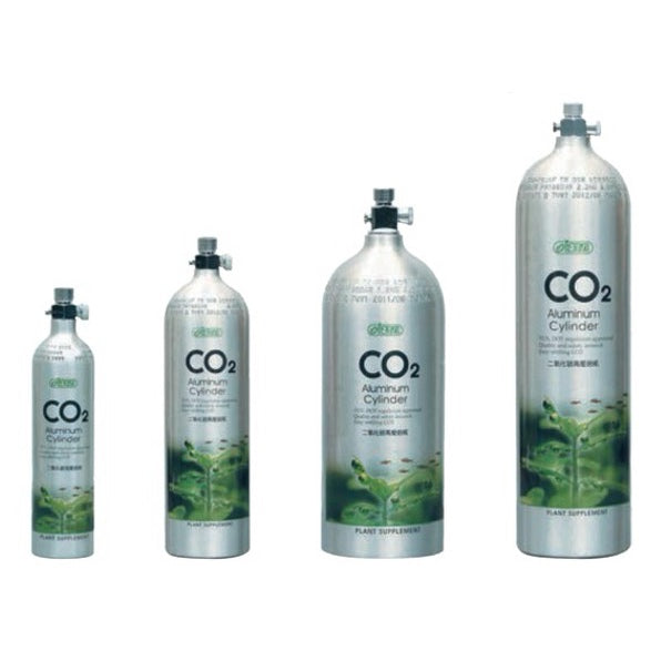 ISTA ALUMINUM CO2 CYLINDER 0.5L 1L 2L 3L (FACE UP)