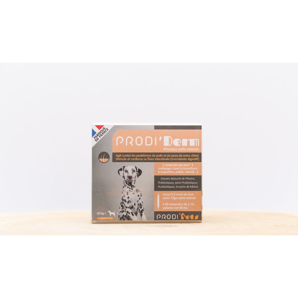 ProdiDerm Dog 30 vials - Probiotics and Plant Extracts for Skin and Hair