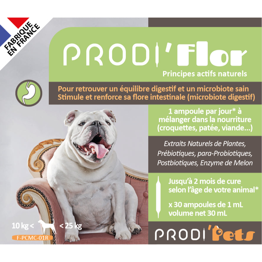 ProdiFlor Dog 30 vials - Probiotics And Plant Extracts For Intestinal Flora And Immunity