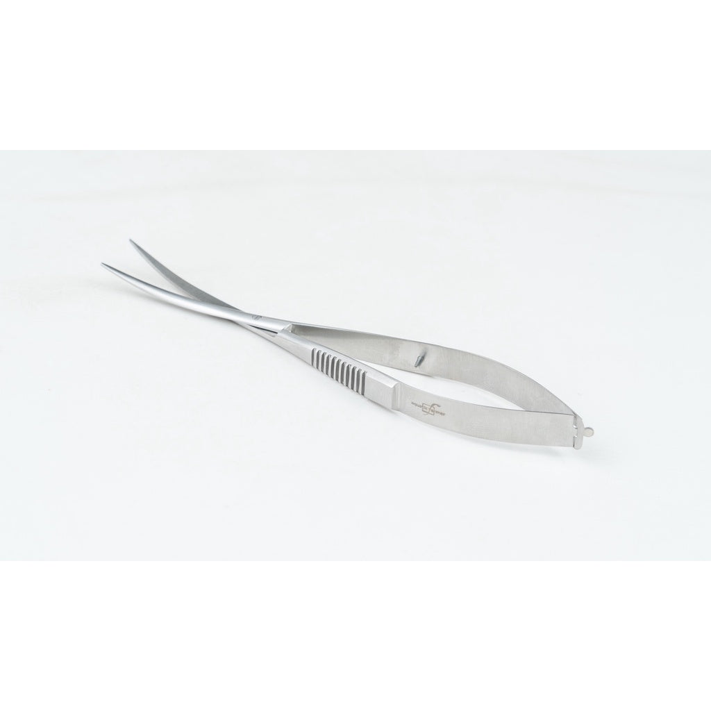 Spring Scissors Curved Blade by Aquatic Farmer - Stainless Steel Aquascaping Tools 2.0 (Surgical Grade)