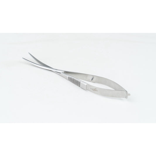 Spring Scissors Curved Blade by Aquatic Farmer - Stainless Steel Aquascaping Tools 2.0 (Surgical Grade)