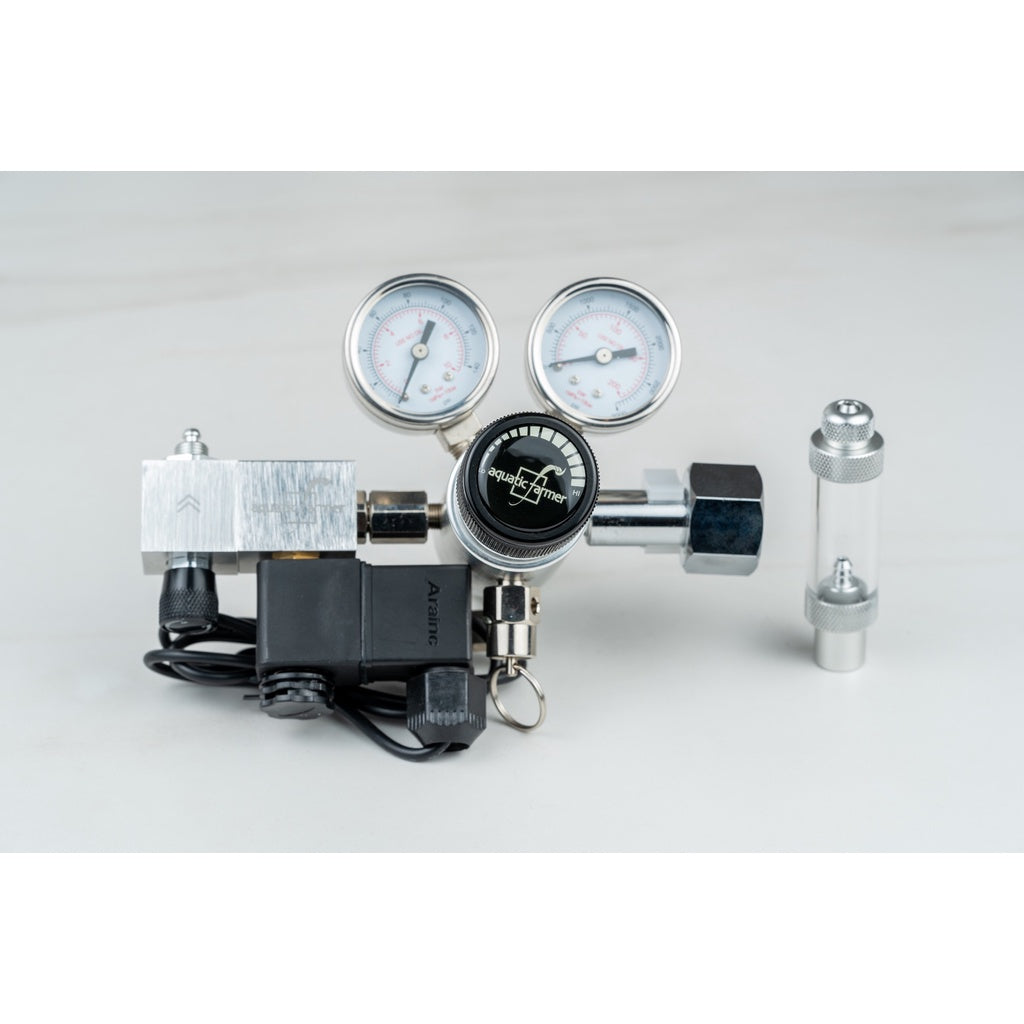 Elite CO2 regulator dual stage by Aquatic Farmer
