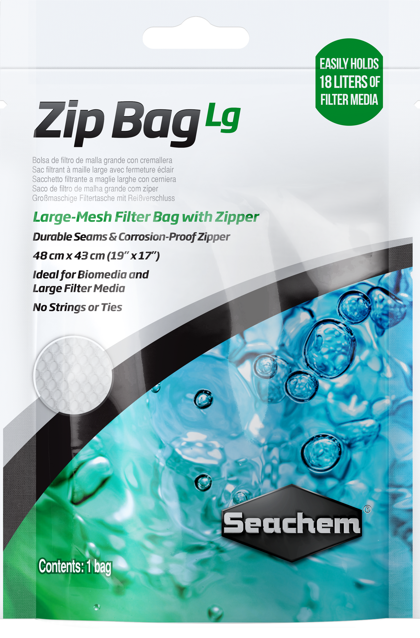 SEACHEM Zip Bag (Small/Large)