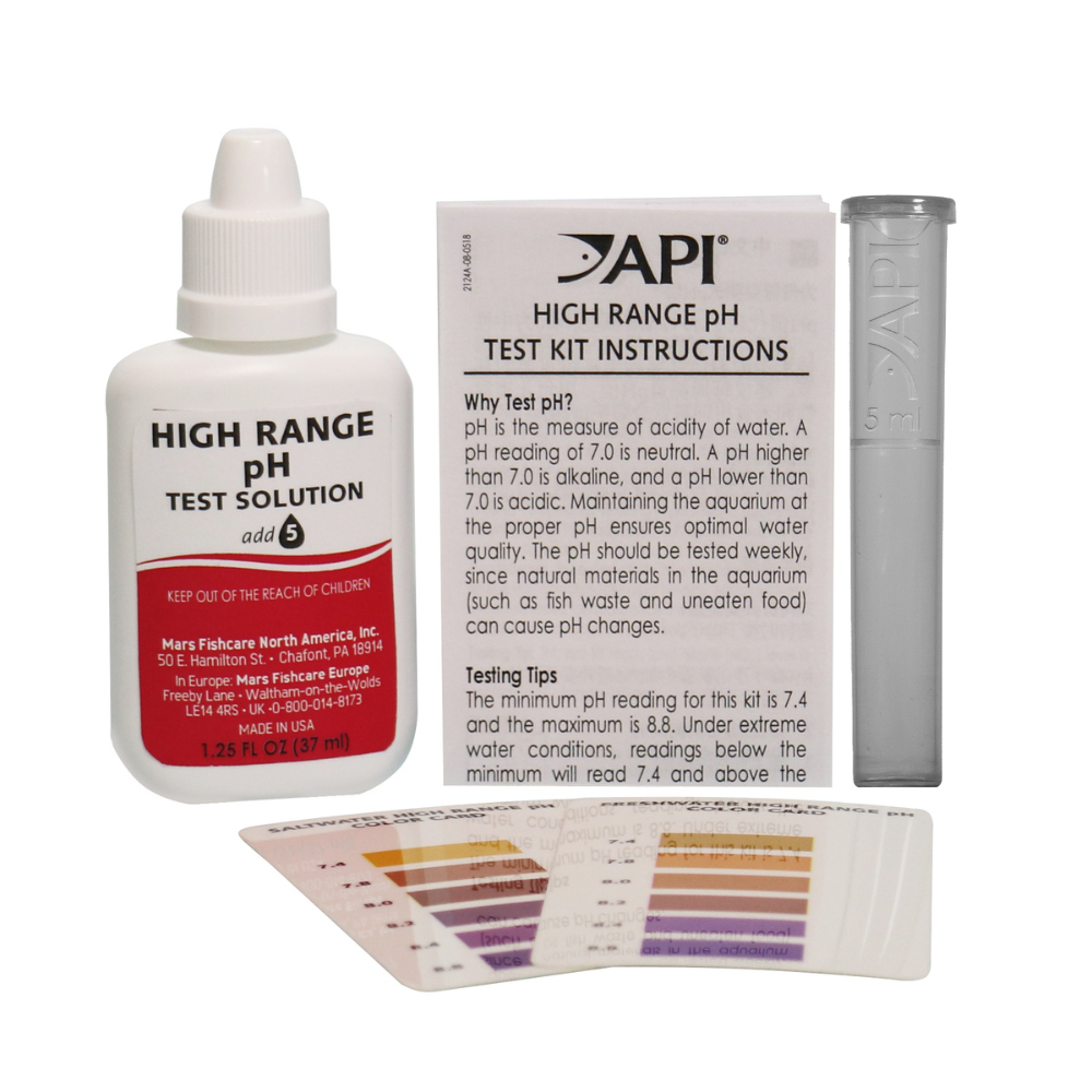 API High Range pH Test Kit (For Freshwater & Marine)