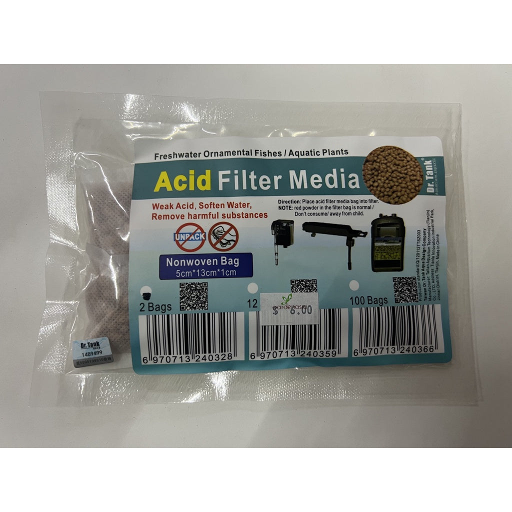 Dr Tank Acid Filter Media Reduce PH to 6.08 in 48hrs