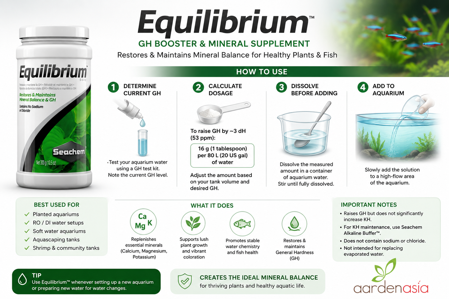 SEACHEM Equilibrium 300g