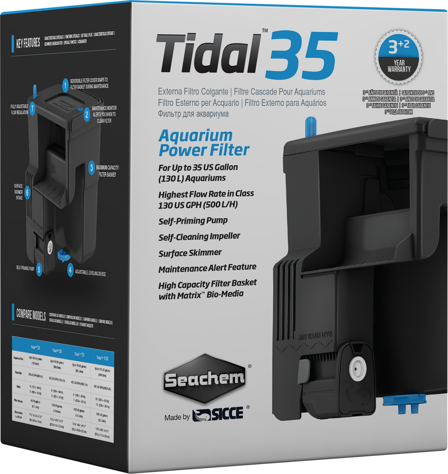 SEACHEM Tidal Series Hang-on Filter