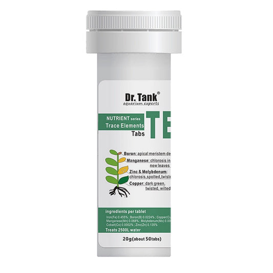 Dr Tank Nutrient Tab Series - Trace Elements Tabs (50 Tabs) - Elements for formation of new buds & pigment synthesis