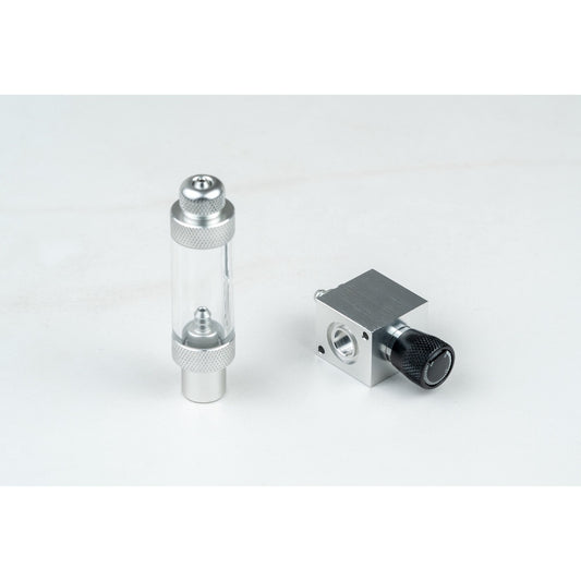 Manifold Block & Bubble Counter Set by Aquatic Farmer - for Elite CO2 Regulator