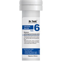 Dr Tank Water Conditioner Tab Series - Crystal Water Tablets (50 Tabs) - for crystal clear water!