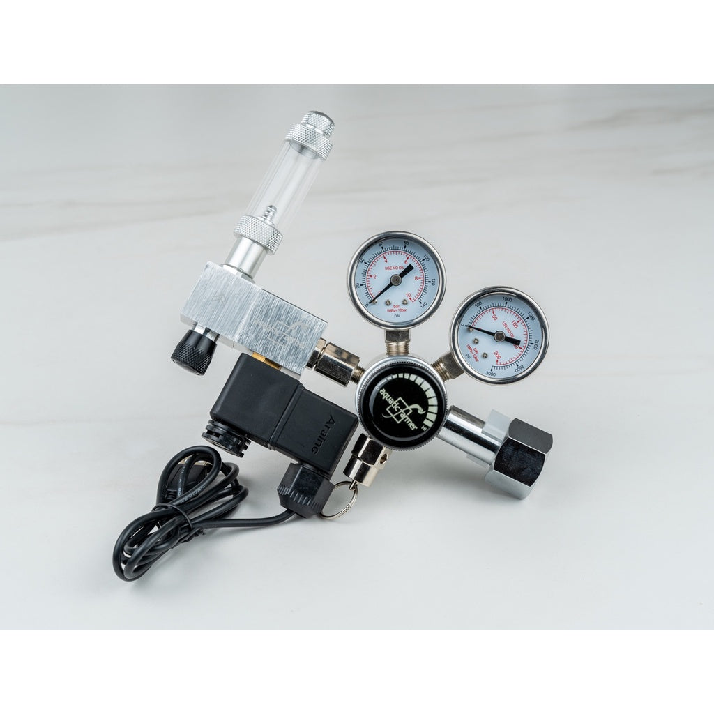 Elite CO2 regulator dual stage by Aquatic Farmer