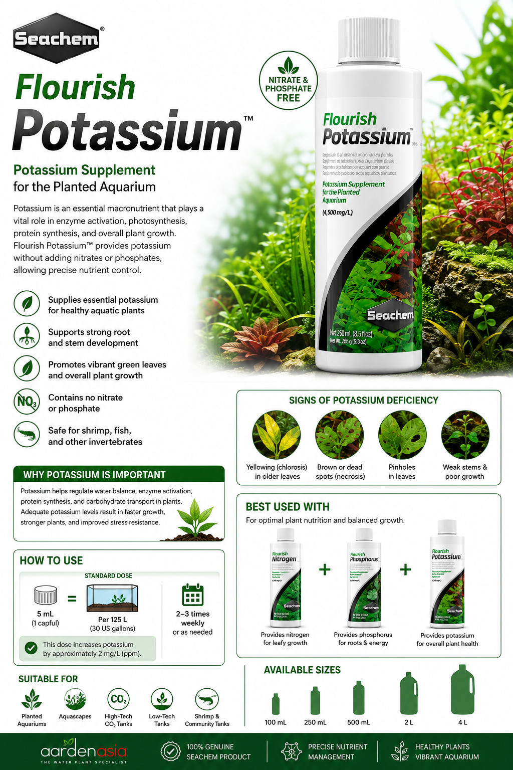 SEACHEM Flourish Potassium 2L