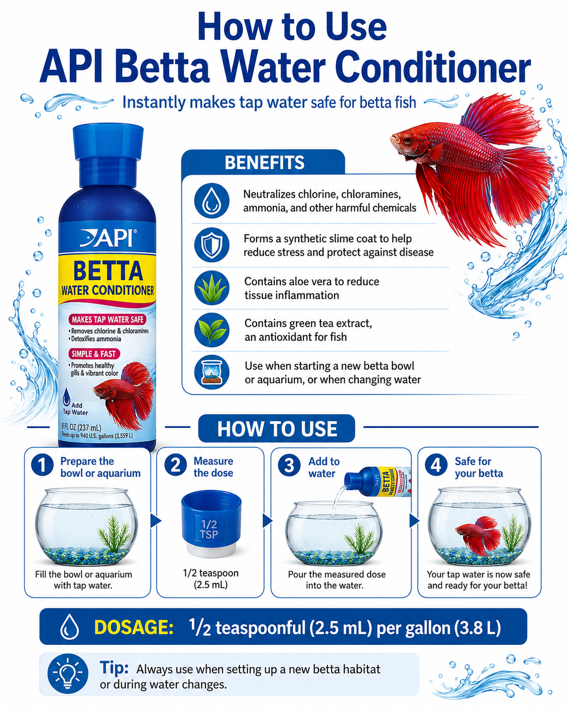 API Betta Water Conditioner