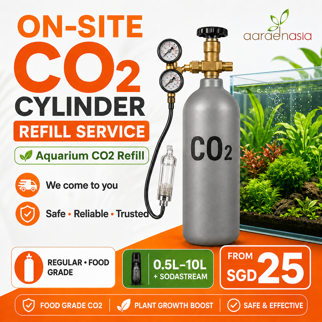 On-site CO2 Cylinder Refill Service