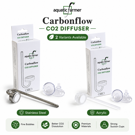 Aquatic Farmer CarbonFlow CO2 diffuser (With replaceable diffuser plate for easy cleaning)