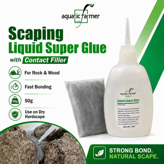 Aquatic Farmer Scaping Liquid Super glue with Contact Filler