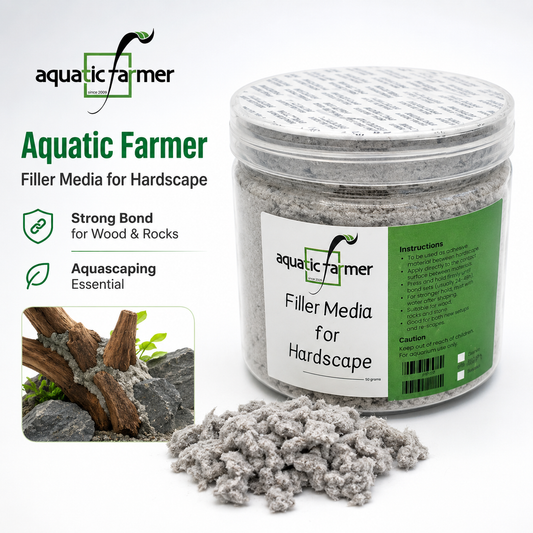 Filler Media for Hardscape by Aquatic Farmer (Creates a Strong Bond between wood/rocks)