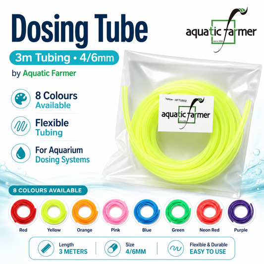 Dosing tube 3m Tubing 4/6mm by Aquatic Farmer - 8 exciting colours to choose from
