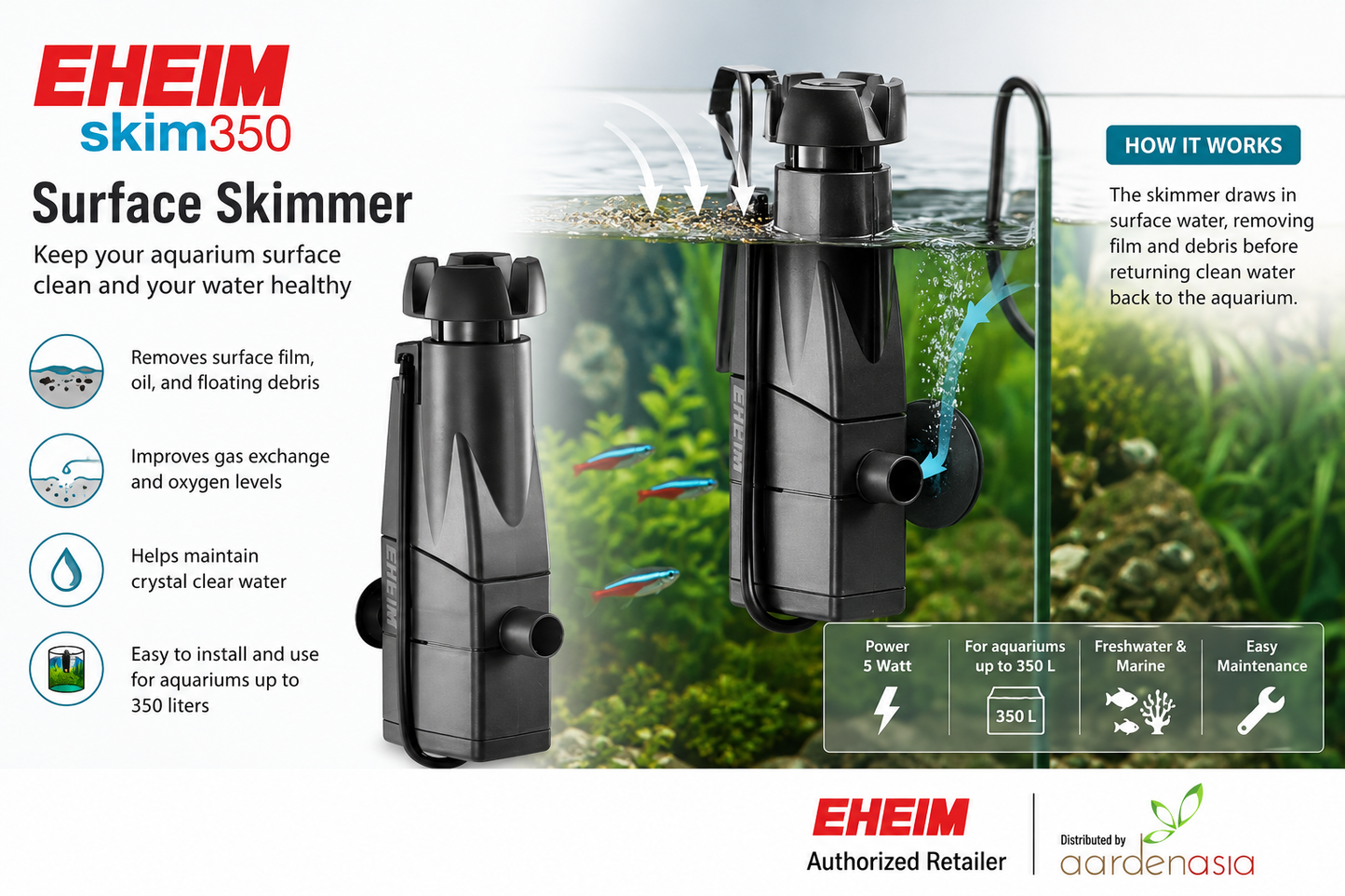 EHEIM Skim350 Surface Skimmer