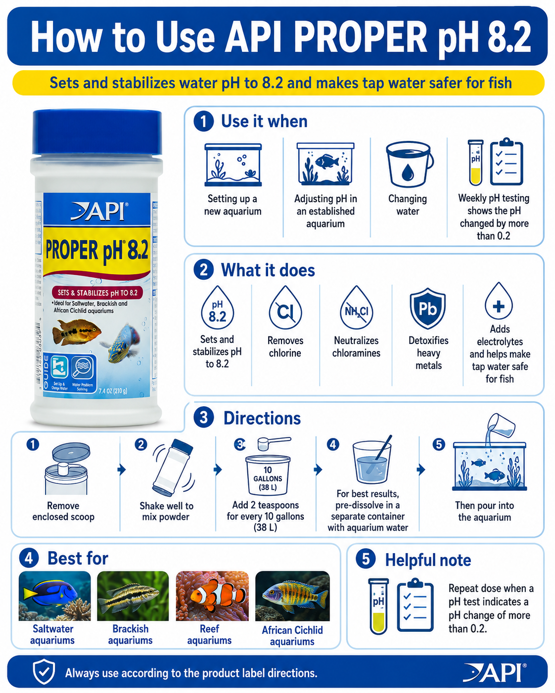 API PROPER pH 8.2 (260g)