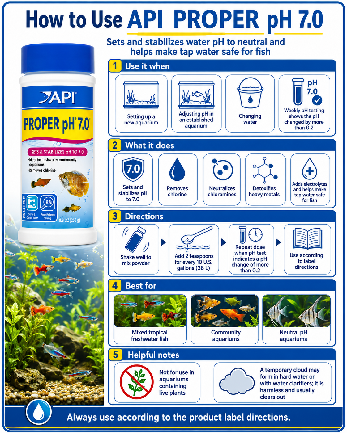 API PROPER pH 7.0 (260g)