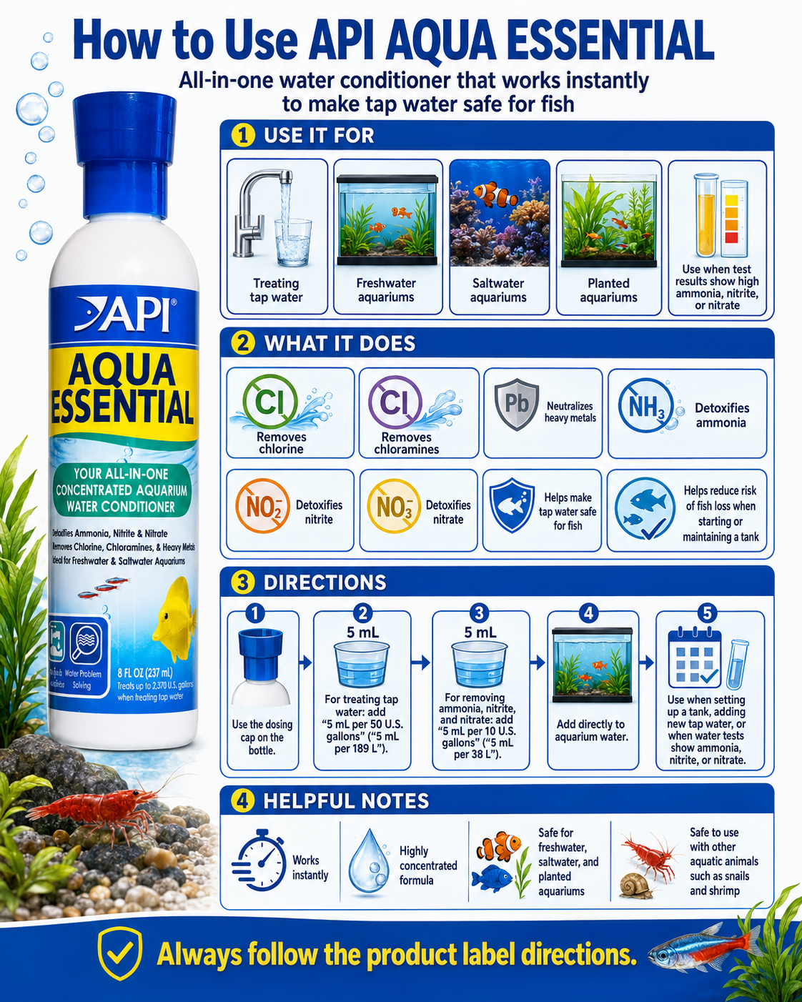 API AquaEssential (118ml/237ml/473ml)