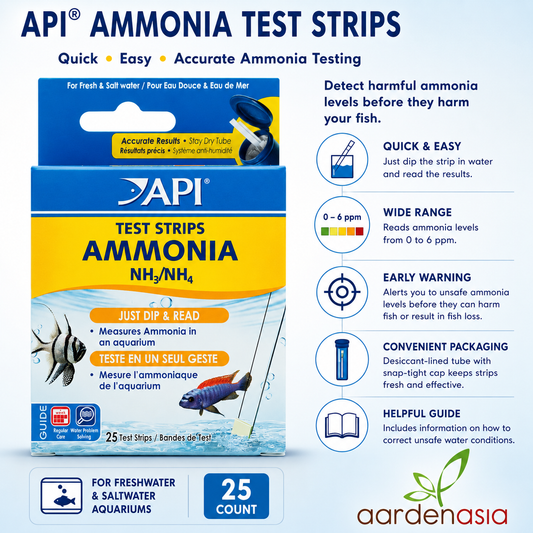 API Ammonia Aquarium Test Strips (For Marine & Freshwater)