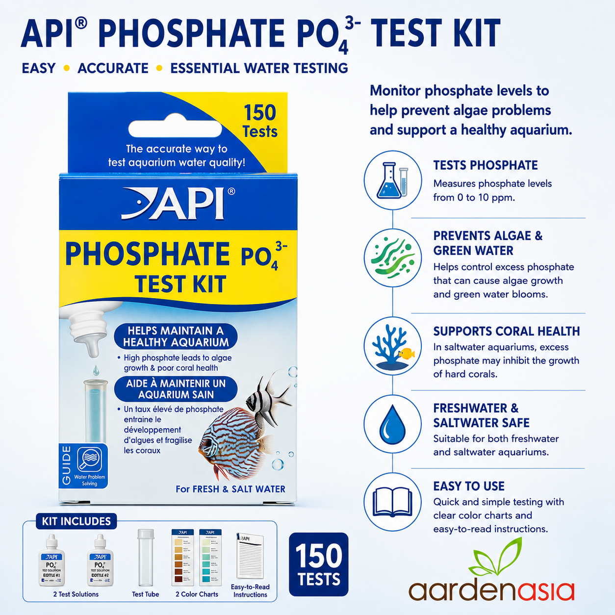 API Phosphate Test Kit (For Marine & Freshwater)