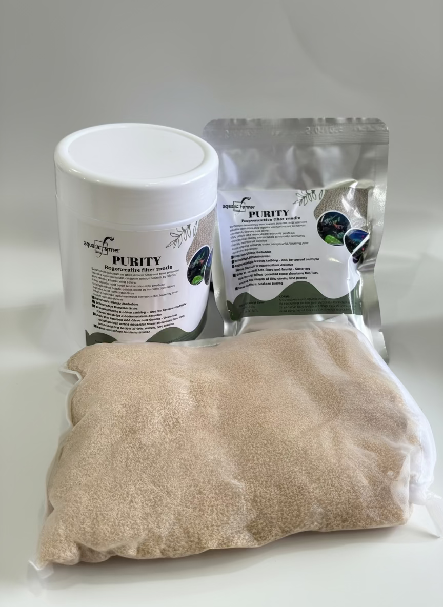 Aquatic Farmer Purity - Regenerative filter media to control ammonia, nitrate and nitrite