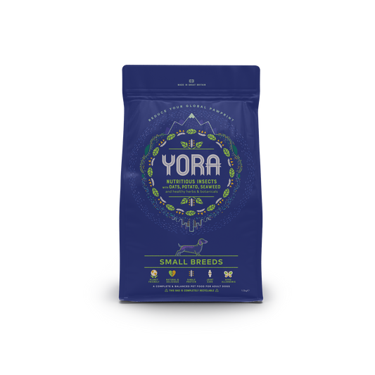 YORA Adult Small Breed Insect Protein Dry Dog Food (1.5kg/6kg)