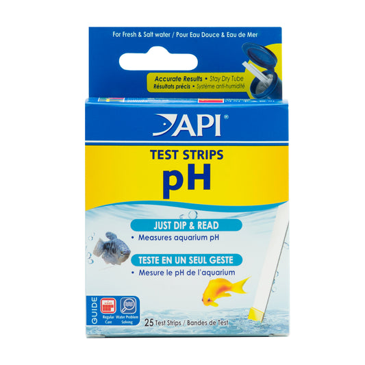 API pH Aquarium Test Strips (For Marine & Freshwater)