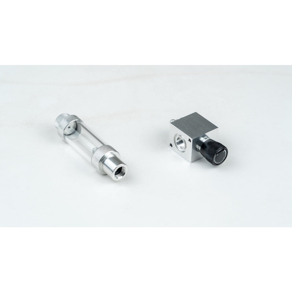 Manifold Block & Bubble Counter Set by Aquatic Farmer - for Elite CO2 Regulator