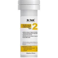 Dr Tank Water Conditioner Tab Series - CHLOR-Free & Conditioner Tabs (50 Tabs)