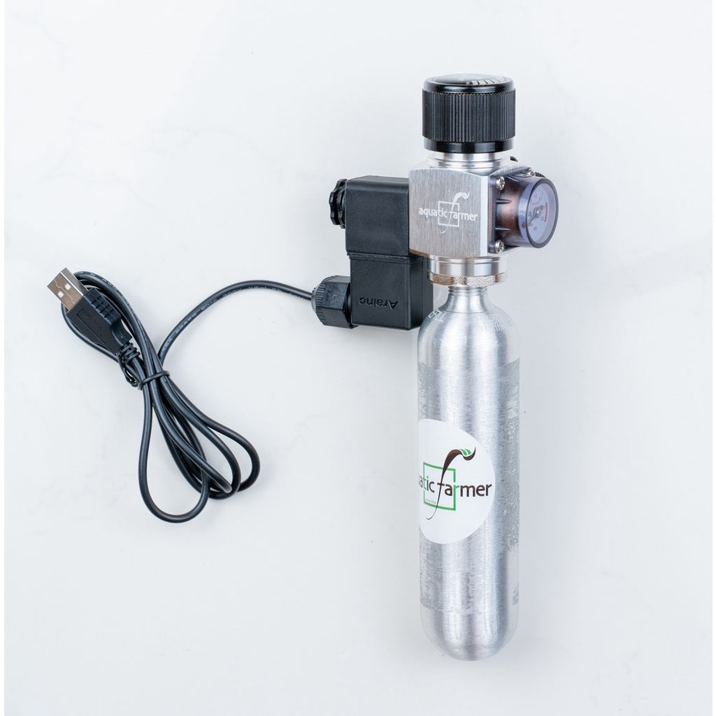 Petite CO2 regulator adjustable pressure by Aquatic Farmer