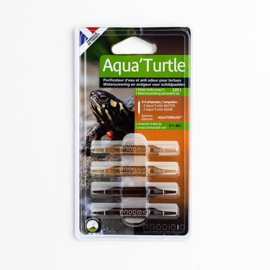 Aqua-Turtle Nano 4 vials by Prodibio - recommended for Turtle aquarium pets