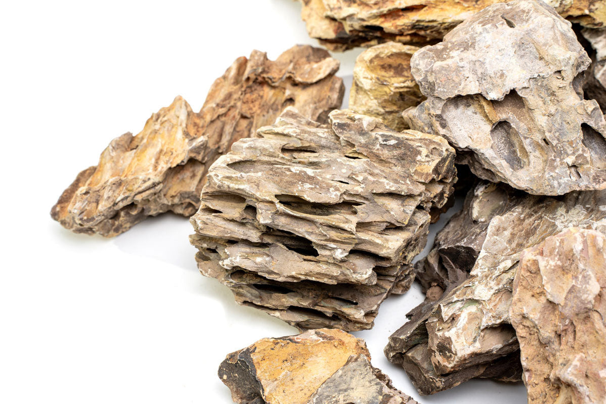 Dragon rocks mixture of 10-30cm sizes (5kg) by Aquatic Farmer