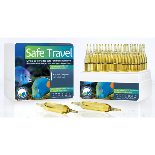 Safe Travel 30 vials by Prodibio - Aquarium Care Program