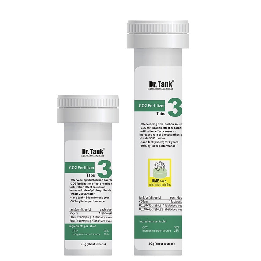 Dr Tank CO2 Fertilizer Tabs - 50 Effervescence Tabs
